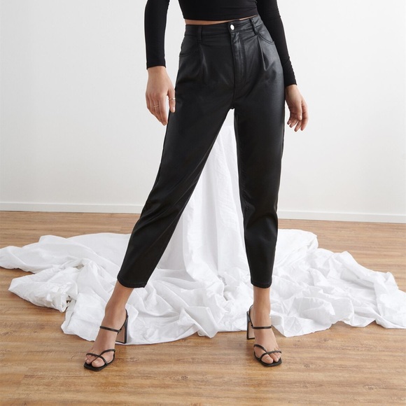 DYNAMITE COATED LEATHER JEANS - Picture 2 of 7